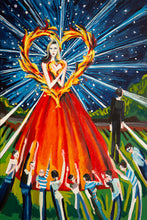 Load image into Gallery viewer, Hearts on Fire: Oil Painting