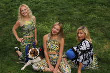 Load image into Gallery viewer, Peacock Double Trouble Yoga Capris