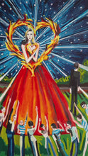 Load and play video in Gallery viewer, Hearts on Fire: Oil Painting