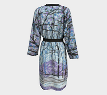 Load image into Gallery viewer, Purple Snow Peignoir Robe