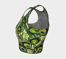 Load image into Gallery viewer, Peacock Crop Top