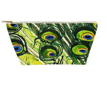 Load image into Gallery viewer, Peacock Toiletry Bag