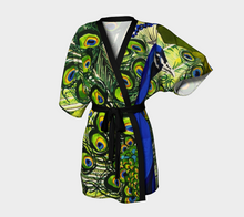 Load image into Gallery viewer, Peacock Unisex Kimono Robe