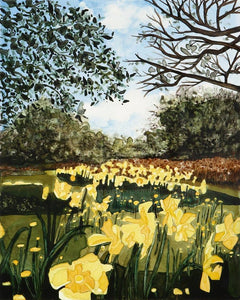 Sun Gardens Daffodil Peignoir Robe