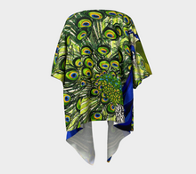 Load image into Gallery viewer, Peacock Draped Kimono