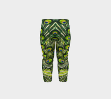 Load image into Gallery viewer, Peacock Feather Baby Leggings