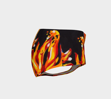 Load image into Gallery viewer, Phoenix Hot Pants: Fire Swim Shorts