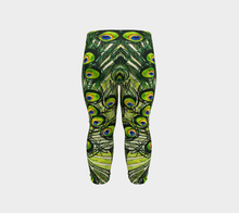 Load image into Gallery viewer, Peacock Feather Baby Leggings
