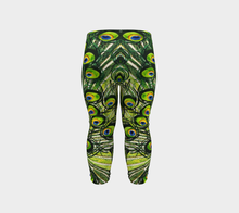 Load image into Gallery viewer, Peacock Feather Baby Leggings