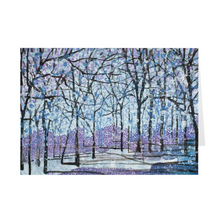 Load image into Gallery viewer, Purple Snow 5" x 7" Folded Cards
