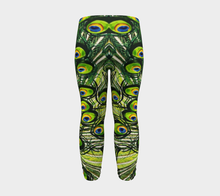 Load image into Gallery viewer, Peacock Feather Baby Leggings