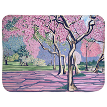 Load image into Gallery viewer, Cherry Blossoms Baby Sherpa Blankets (Infant Sizes)