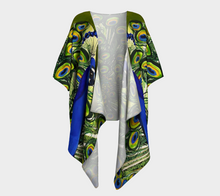 Load image into Gallery viewer, Peacock Draped Kimono