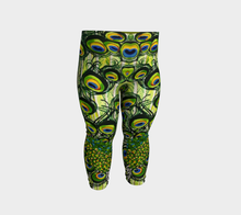 Load image into Gallery viewer, Peacock Feather Baby Leggings
