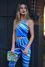 Load image into Gallery viewer, Because of You Blue Crop Top