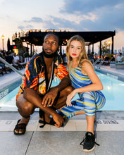 Load image into Gallery viewer, Because of You Blue Crop Top