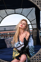 Load image into Gallery viewer, Sun Gardens Daffodil Peignoir Robe