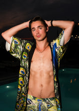 Load image into Gallery viewer, Peacock Unisex Kimono Robe