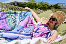 Load image into Gallery viewer, Cherry Blossoms Fleece Sherpa Blankets