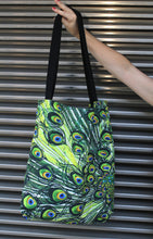 Load image into Gallery viewer, Peacock Tote Bags