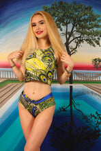 Load image into Gallery viewer, Peacock Cheeky Briefs: Underwear