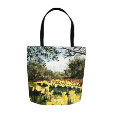 Load image into Gallery viewer, Sun Gardens Daffodil Tote Bags