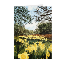 Load image into Gallery viewer, Sun Gardens Daffodils 7" x 5" Folded Cards