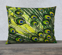 Load image into Gallery viewer, Peacock Feather 26" x 20" Pillowcase