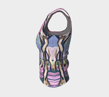 Load image into Gallery viewer, Cherry Blossoms Fitted Tank Top