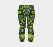 Load image into Gallery viewer, Peacock Feather Baby Leggings