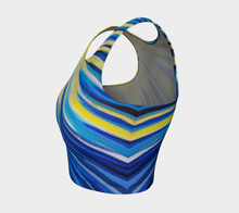 Load image into Gallery viewer, Because of You Blue Crop Top