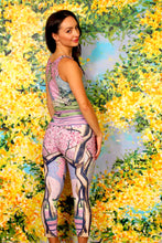 Load image into Gallery viewer, Cherry Blossoms Yoga Capris