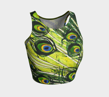 Load image into Gallery viewer, Peacock Crop Top