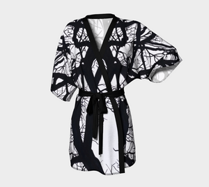 Camus Winter Tree Unisex Kimono Robe