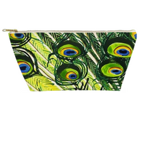 Load image into Gallery viewer, Peacock Toiletry Bag
