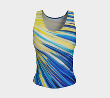 Load image into Gallery viewer, Because of You Blue Fitted Tank Top
