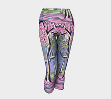 Load image into Gallery viewer, Cherry Blossoms Yoga Capris
