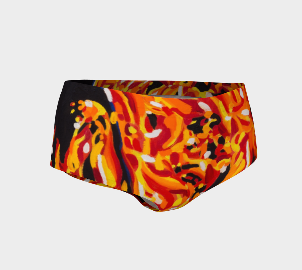 Phoenix Hot Pants: Fire Swim Shorts