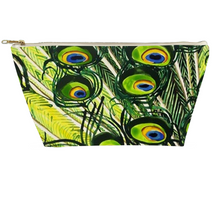 Load image into Gallery viewer, Peacock Toiletry Bag

