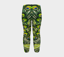 Load image into Gallery viewer, Peacock Feather Baby Leggings
