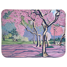 Load image into Gallery viewer, Cherry Blossoms Baby Sherpa Blankets (Infant Sizes)
