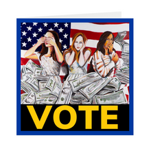 Load image into Gallery viewer, VOTE: GOTV 5&quot; x 5&quot; Greeting Cards
