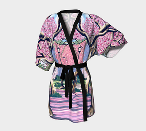 Cherry Blossoms Kimono Robe