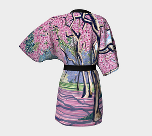Cherry Blossoms Kimono Robe