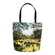 Load image into Gallery viewer, Sun Gardens Daffodil Tote Bags

