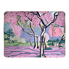 Load image into Gallery viewer, Cherry Blossoms Fleece Sherpa Blankets
